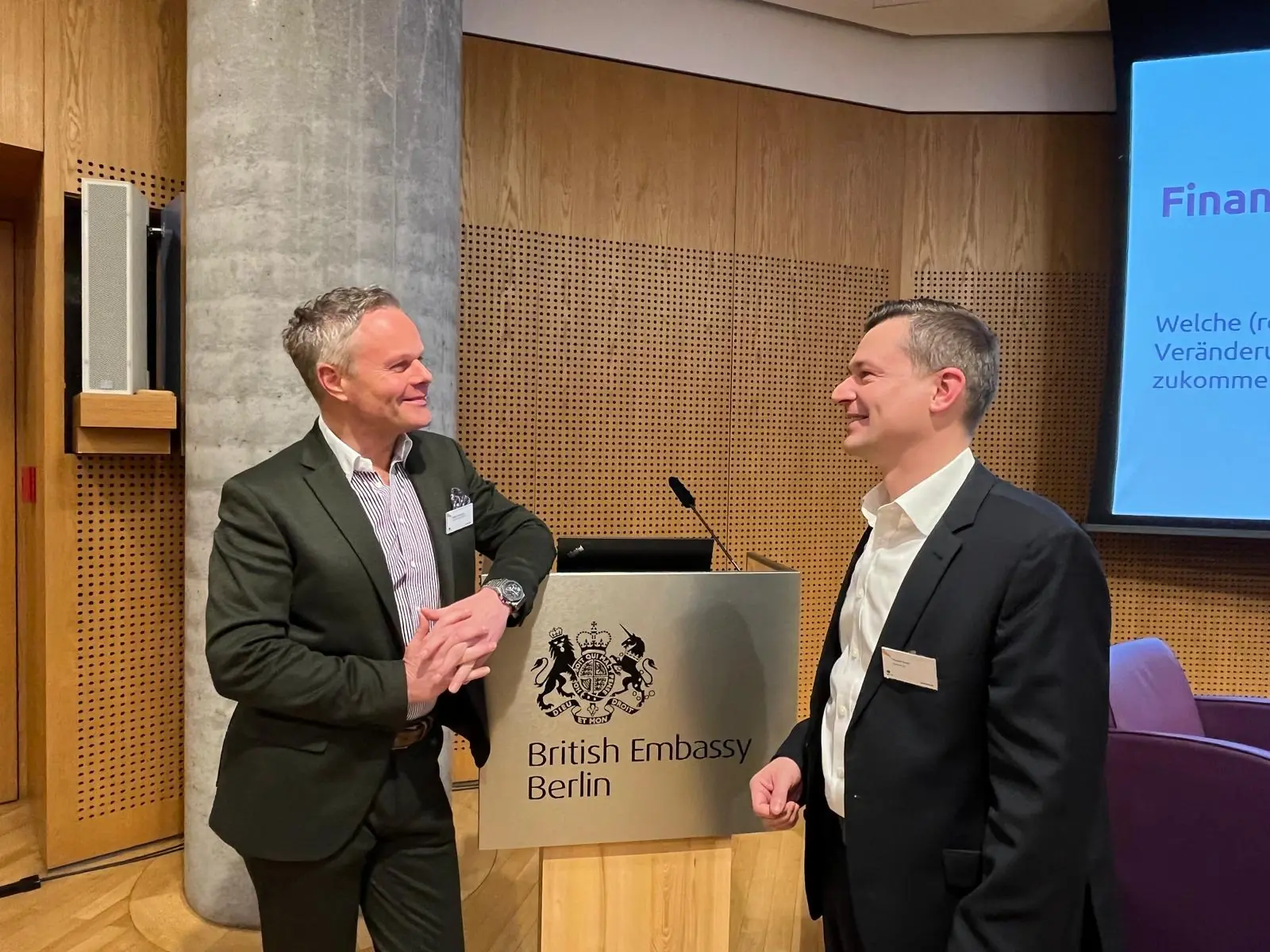Empfang in der British Embassy